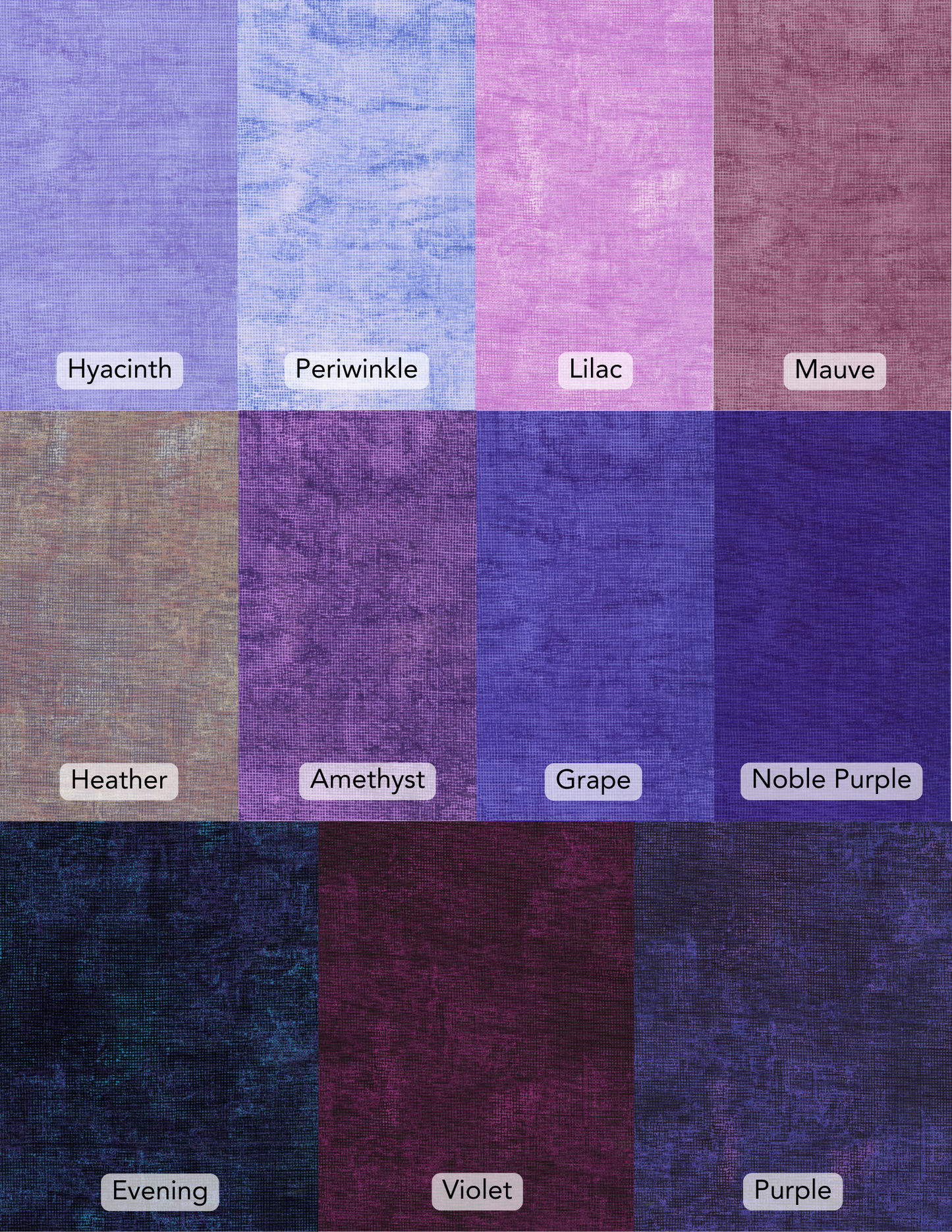 Chalk and Charcoal: Purples