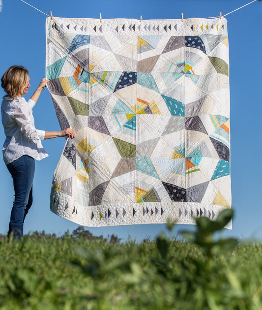 Octagon Shimmer Quilt Pattern