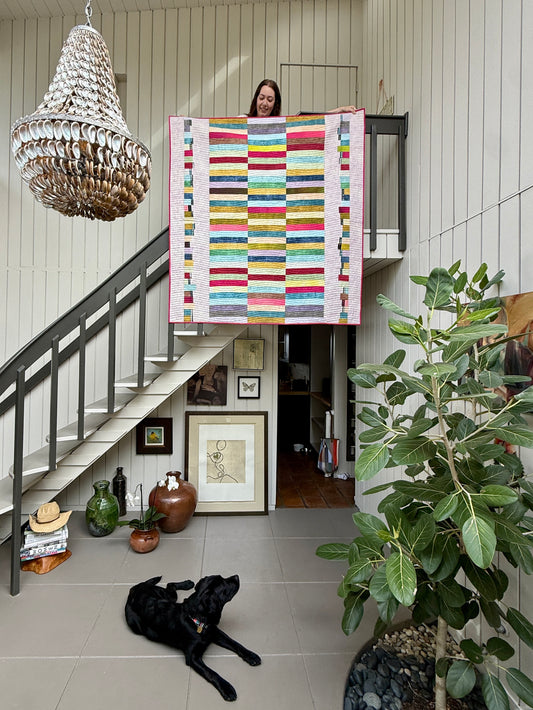 Strips and Selvages Quilt Kit (PRE-ORDER SHIPS NOVEMBER)