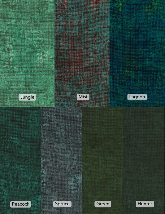 Chalk and Charcoal: Dark Greens