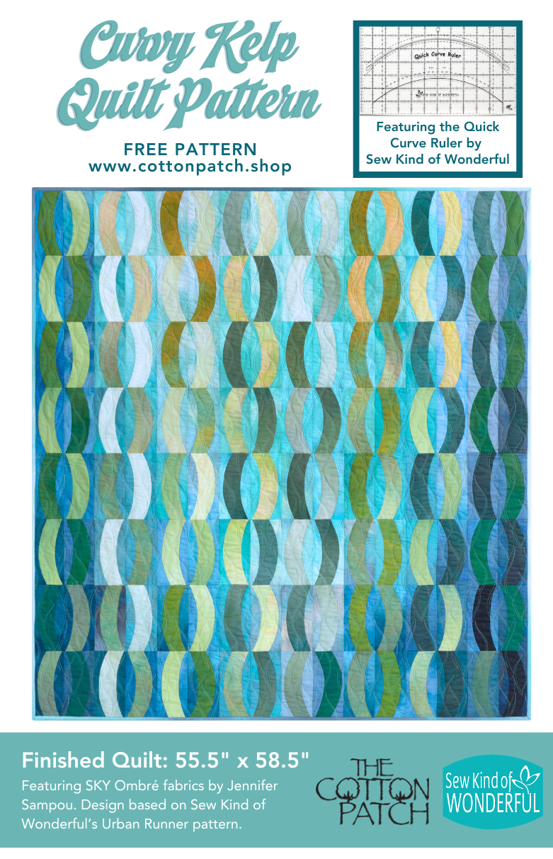 Curvy Kelp Quilt Kit (PRE-ORDER SHIPS NOVEMBER)