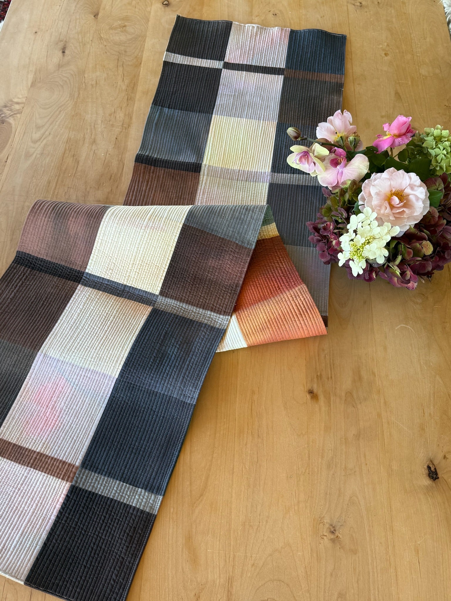 Ombré Table Runner Bundle: Autumn with Sky Ombré Gradient Fabric