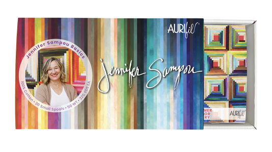 Jennifer Sampou Basics Thread Set (Aurifil 20 Small Spools, 50wt)