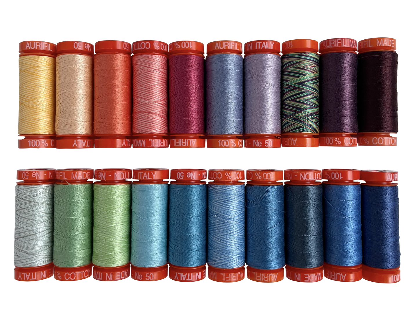 Jennifer Sampou Basics Thread Set (Aurifil 20 Small Spools, 50wt)