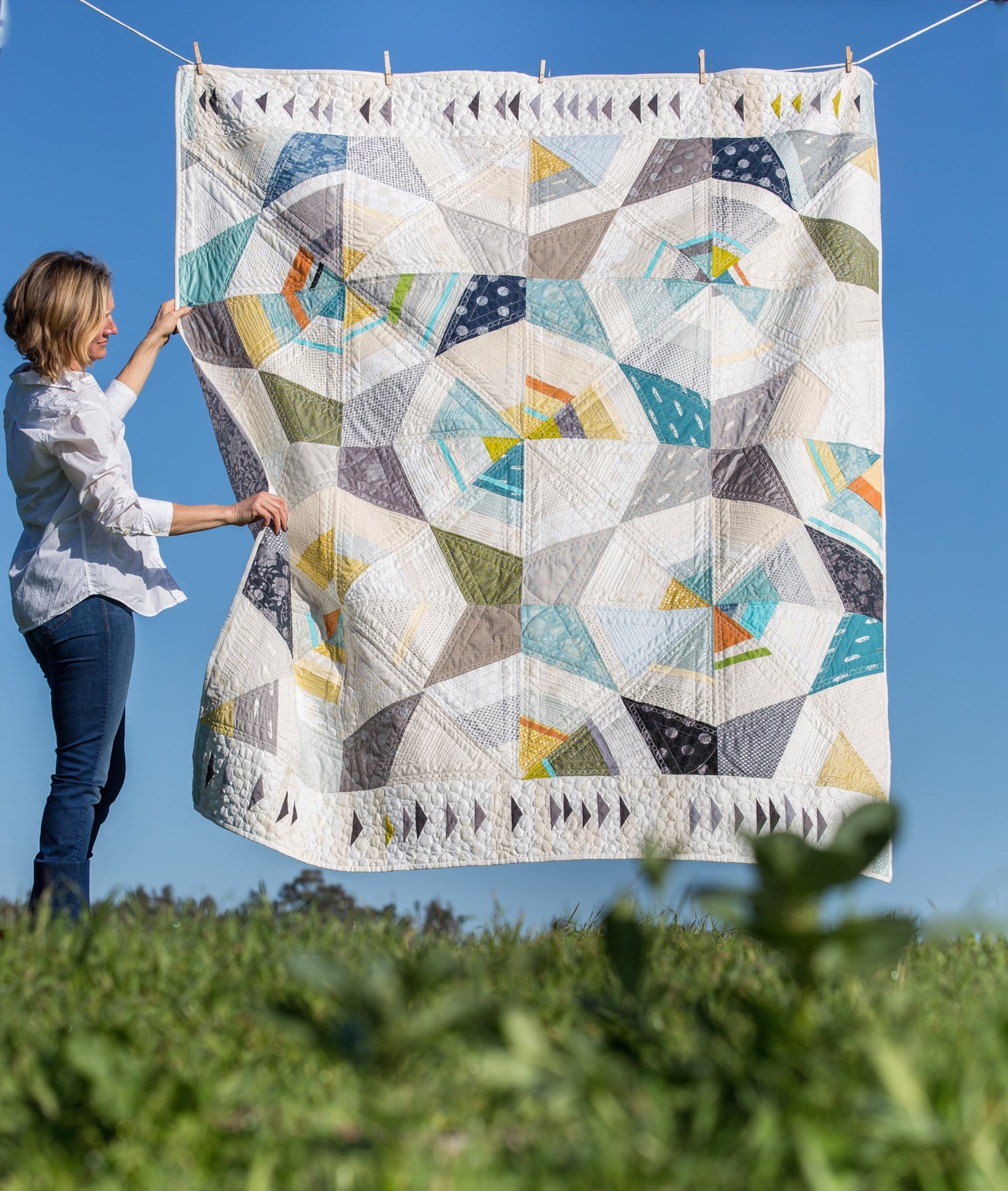 Jumbo Octagon Shimmer Template