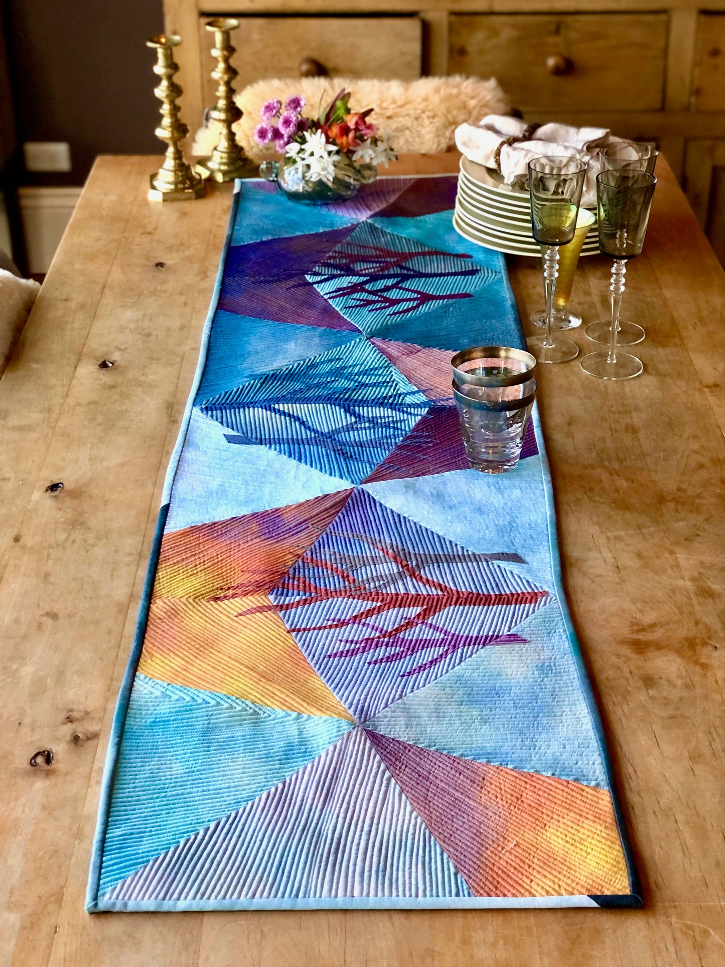 Shimmer Tree Table Topper Pattern: PDF DOWNLOAD