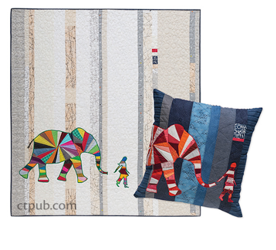 Elephant and I Quilt and Pillow Pattern