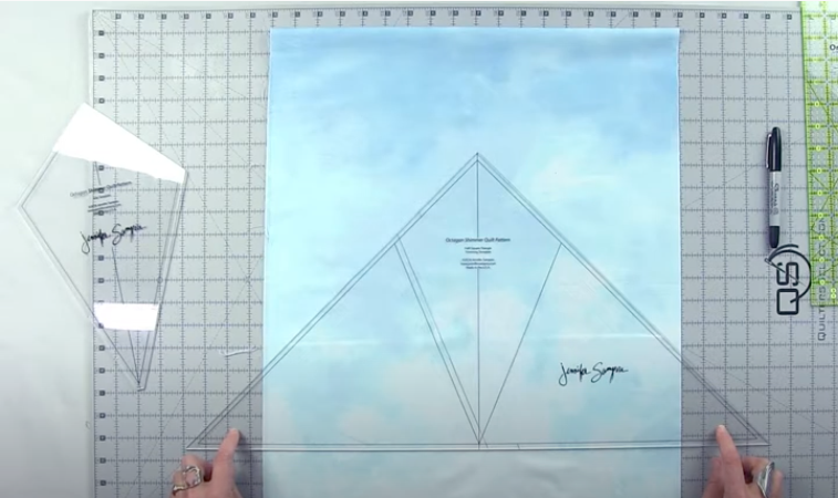 Jumbo Octagon Shimmer Template
