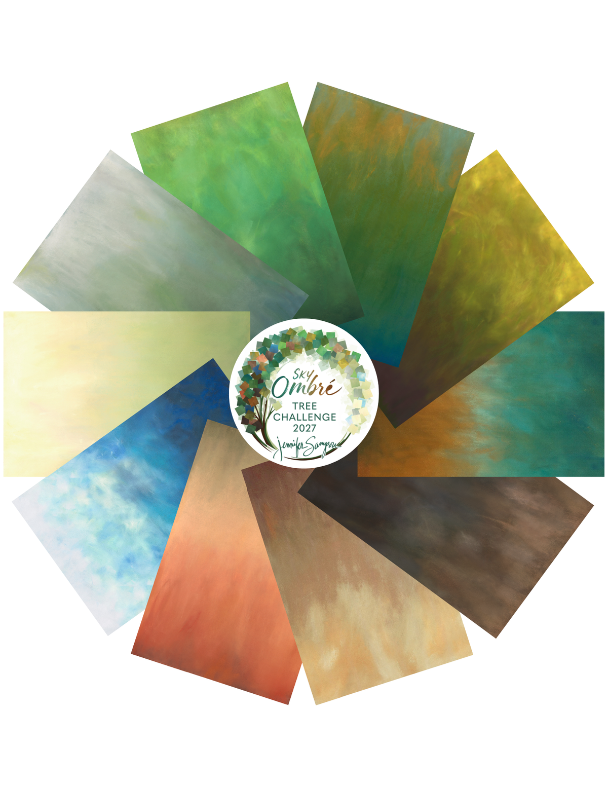SKY Ombré Tree Challenge Bundle (SHIPS NOVEMBER)
