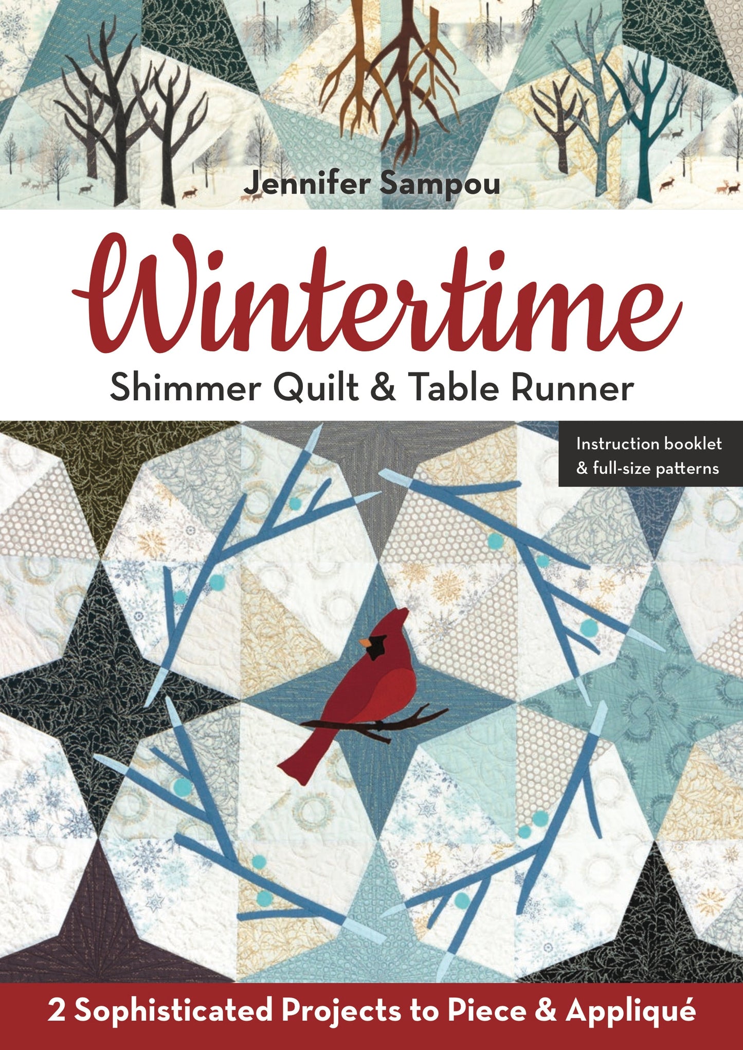 Wintertime Shimmer Quilt & Table Runner Patterns