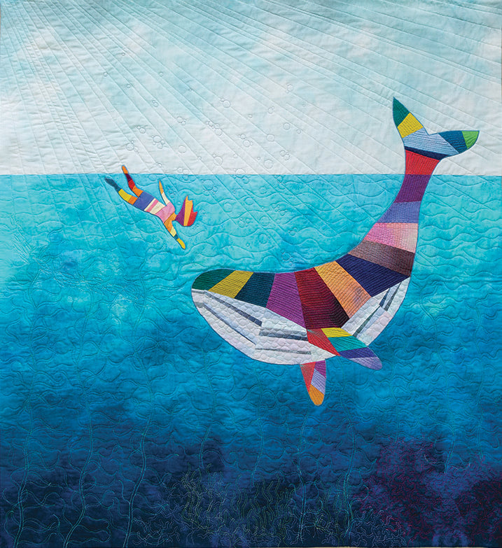 Whale and I Background Sea and Sky Bundle